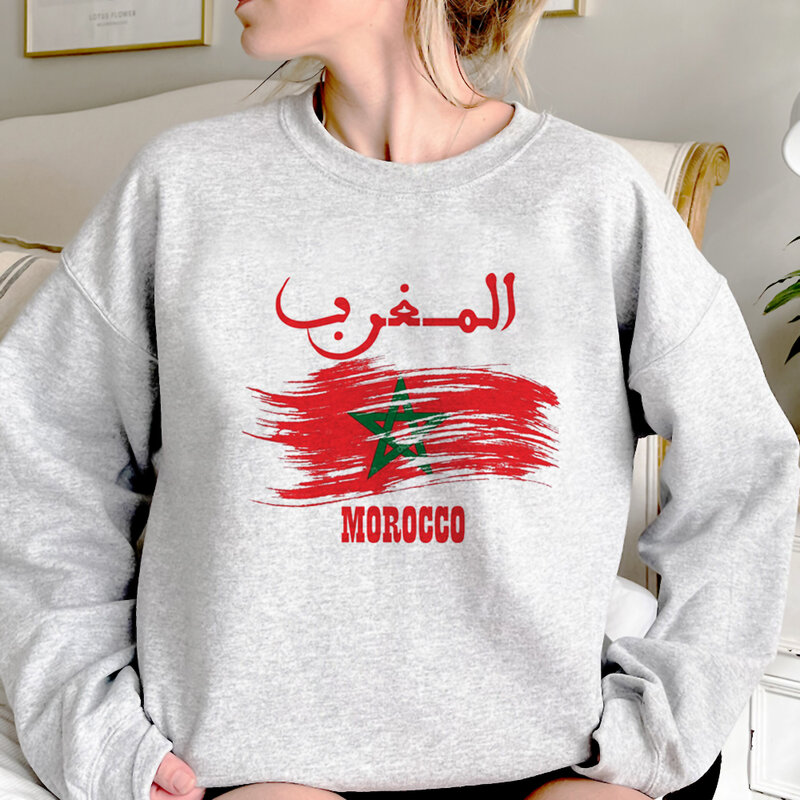 Moletons estéticos Maroc Marrocos para mulheres, moletom Kawaii, camisa com capuz anos 90, suéter gótico, moletom Y2K, Y2K