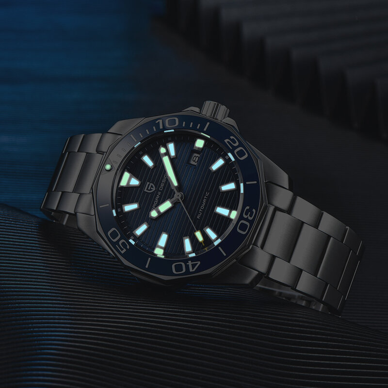 PAGANI Neue Mechanische Armbanduhr Sapphire NH35A Automatische Uhr Wasserdichte 10Bar Mode Luxus Edelstahl Männer Uhr