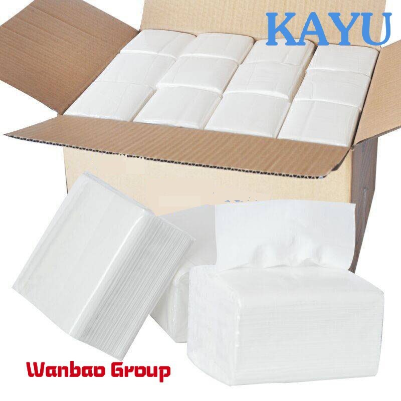 กระดาษเช็ดปากสีขาวทำจากเยื่อไม้แท้ใช้รับประทานอาหารสำหรับร้านอาหารแบบใช้แล้วทิ้งงานตามสั่ง