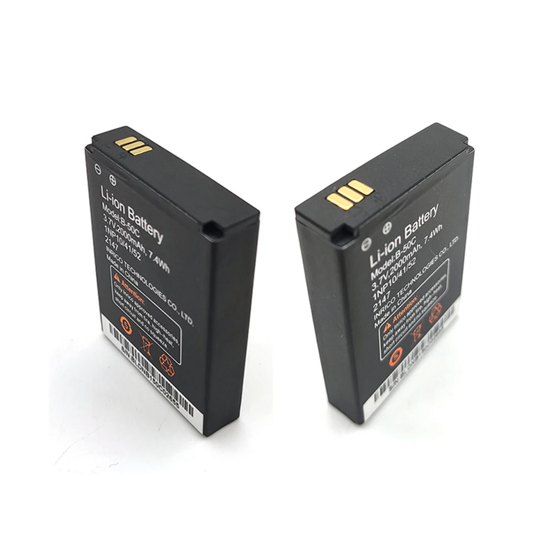 ANYSECU-Batterie d'origine pour haut-parleur Bluetooth, B01, 2000mAh, B01B02, Zello, PTT, déterminer le microphone