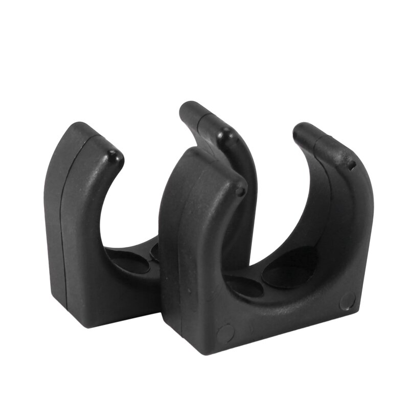 4 Pcs Nylon Leiter Clip Boot Haken Clip Für Größe 1-1/4 Zoll Durchmesser Pro Set UV marine Zubehör Yacht Boot, schwarz