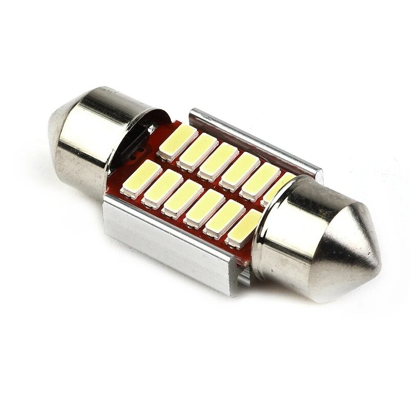 자동차 조명 램프 전구 장식 인테리어 LED 부품 독서, 2W, 12V 6500, 자동 교체, 180LM, 36mm, 실용적 유용
