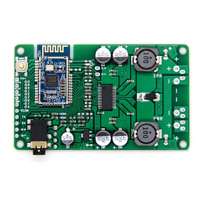 Papan Amplifier Bluetooth 5.0 TWS AUX 20W/30W, Port seri untuk mengubah nama Mono Stereo modul penguat (tanpa panggilan)