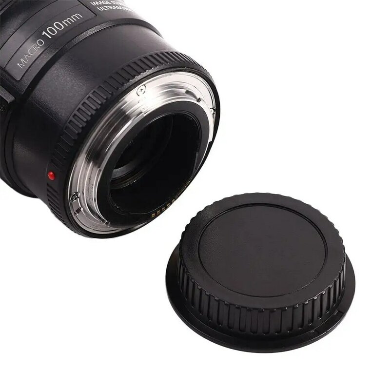 EOS EFS EF EF-S EF DSLR SLR EOS Series Lens Mount Protection Lens parapolvere copriobiettivo posteriore copriobiettivo per Canon Lens Cap