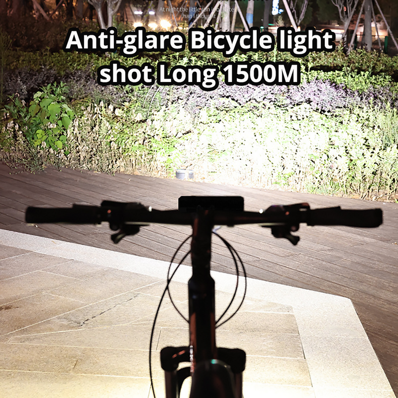 TRLIFE-Luz Frontal de Bicicleta, Impermeável, 8000mAh, 5 * P90 Lanterna, Carregamento USB, MTB, Ciclismo de Estrada, Acessórios para Lâmpadas, 10000LM
