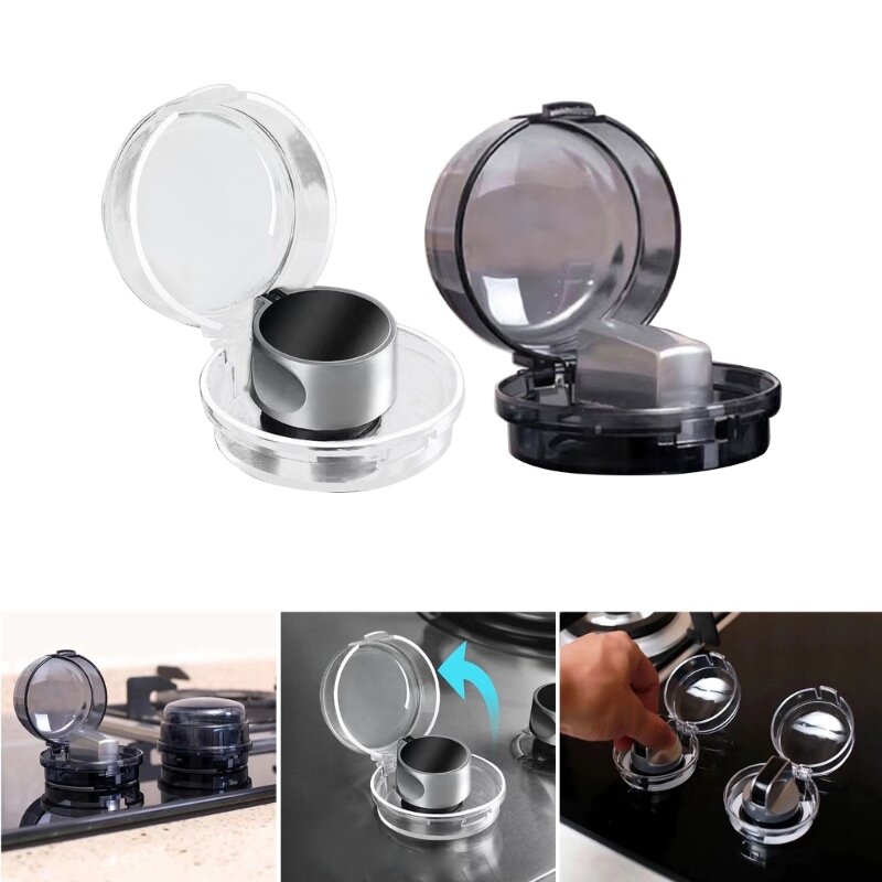 Child Safety Gas Cooker Button Cover Dirtproof Cap Knob Switches Control Cover