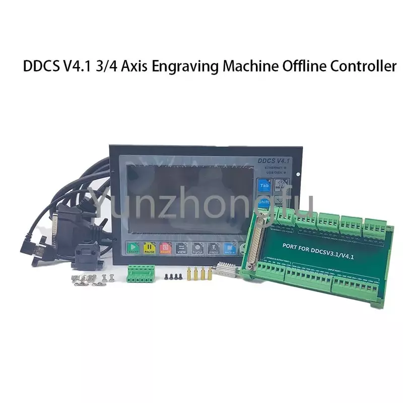 Sistem kontrol gerakan perumahan logam DDCSV4.1 DDCSV3.1 CNC sistem kontrol gerak Offline pengendali gerakan Motor bukan Mch3