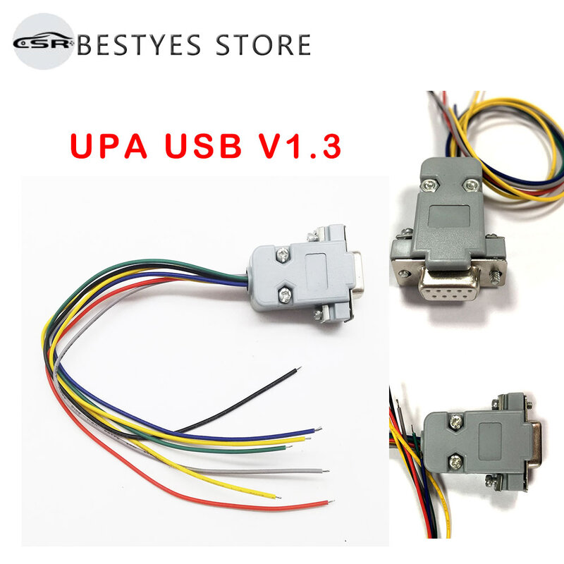 Upa USB V1.3 점퍼 및 커넥터 Eeprom 케이블, AS 도구 읽기와 완벽하게 작동, 1 개