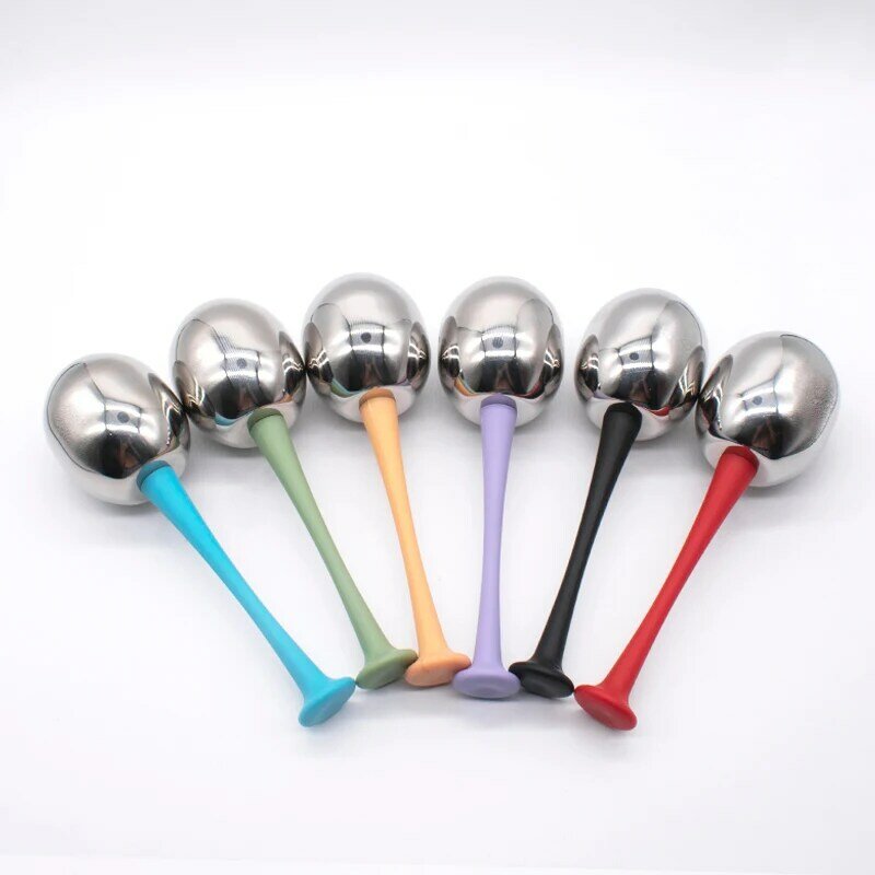 Ice Globes Facial Skin Care Freeze Tools for Women Face & Eyes, Stainless Steel Face Beauty Cryo Sticks Roller