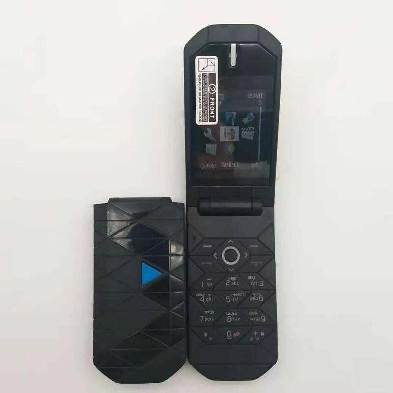 7070 Prism Flip Mobile Phone, Original, Desbloqueado, Russo, Árabe, Teclado Hebraico, Feito na Suécia, Frete Grátis