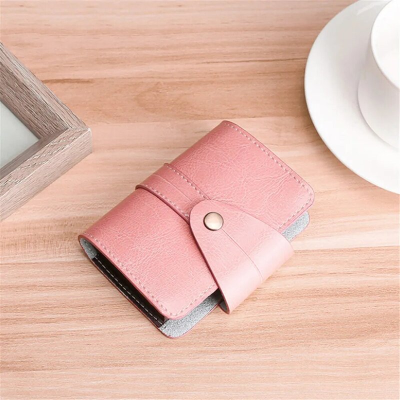 Fashion Pu Leather Coin Purse Hasp Mini Slim Purses Kids Coin Pocket Wallets Business Card Holder Women Wallets Change Pouch