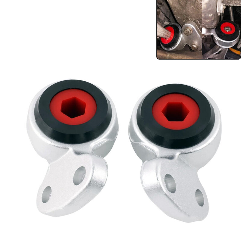 Pair Front Lower Control Arm Bushing for BMW E46 323i 325i 328i Z4 31126783376 777850