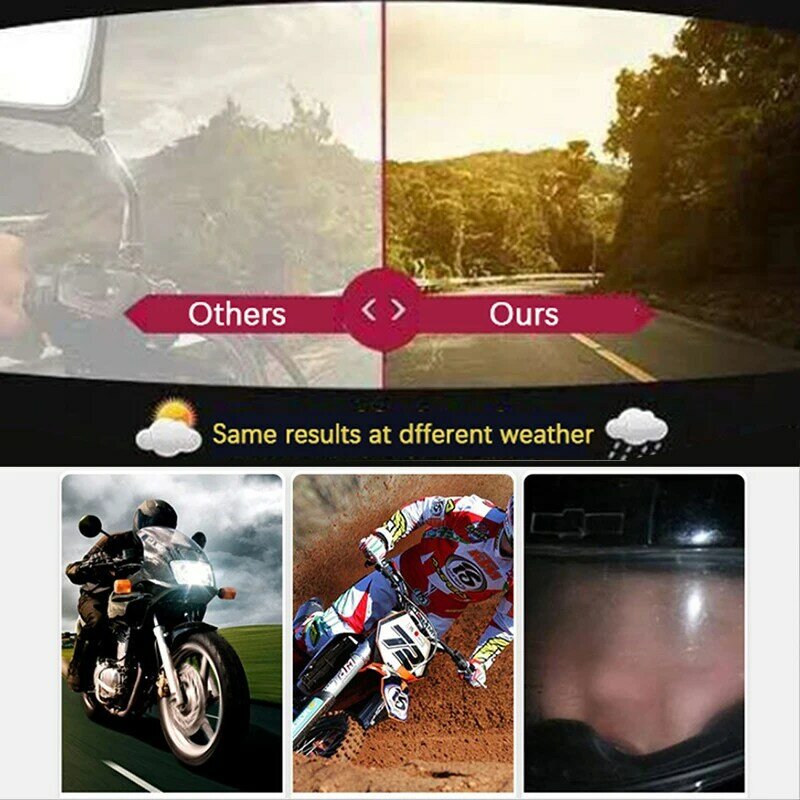 Motorcycle Helmet Anti-fog Film and Rain Film Durable Nano Coating Sticker Film