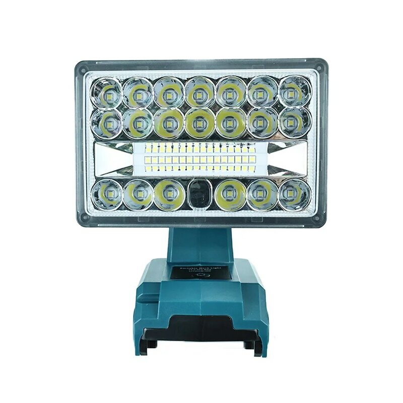 Portátil LED Luz de Trabalho para Bosch, Lanterna, Lâmpada de Inundação de Emergência, Camping Lamp, Max Lithium Battery, 14.4-20V, 2000LM