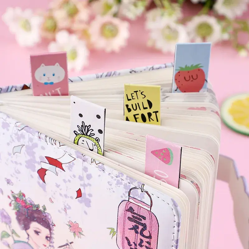 Cartoon Book Marks Read Plan Book Marks Cute Bookmarks For Kids Girls Gift Office School Supplies Novelty Stationery Bookmark