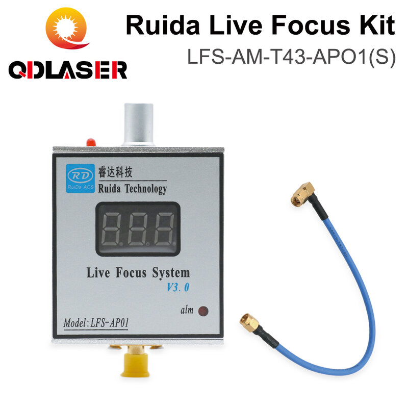 Qdlaser Ruida LFS-AM-T43-AP01 (En) Metalen Snijden Real-Time Focus Systeem Versterker En Versterker Verbindingskabel Voor Laser Machine