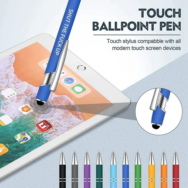 사무용 펜, 재미있는 볼펜, 무례 인용 펜, 활기찬 네거티브 패시브 펜, 검정 잉크, 20 개