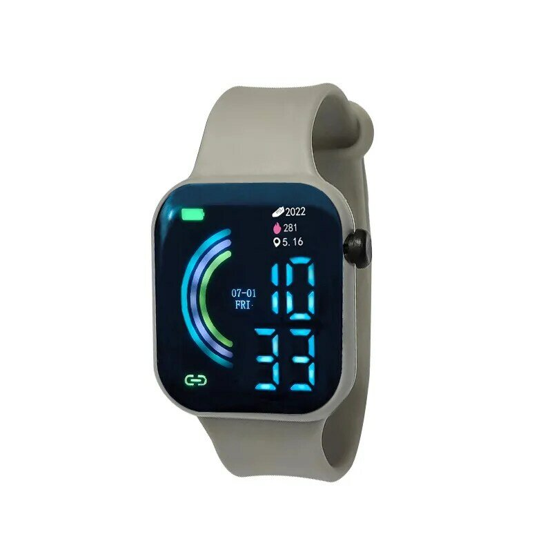 Смарт-часы для мужчин и женщин, спортивные часы, водонепроницаемые цифровые часы для фитнеса