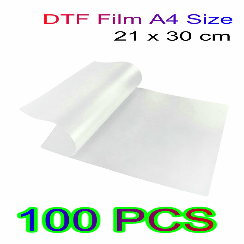 DTF Printer film pet DTF Printing Transfer Metal Glass Wood Plastic Acrylic Waterproof Sticker Magic DTF A3 A4 Film Roll