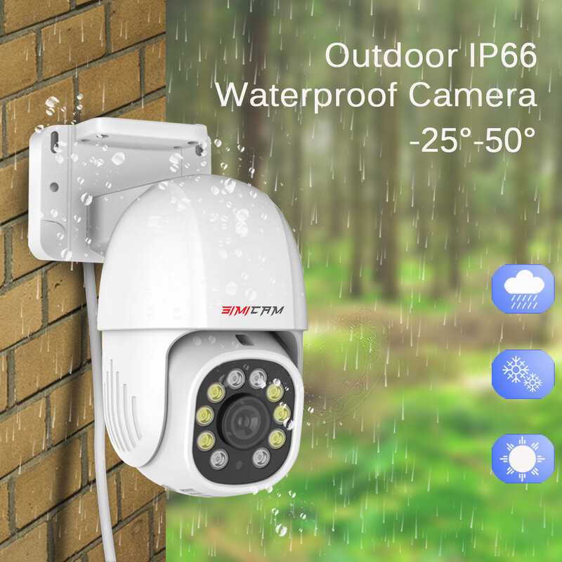 4K POE PTZ IP طقم كاميرا 8MP رصاصة NVR نظام الأمن اللون للرؤية الليلية 2 طريقة الصوت خارج الباب المياه برهان المراقبة بالفيديو