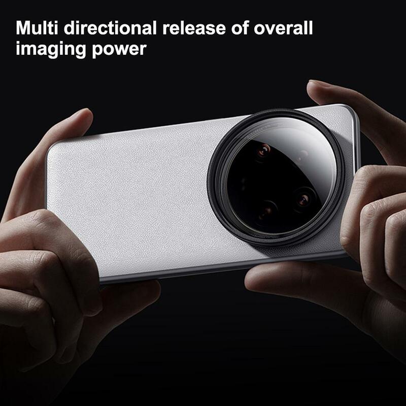  for xiaomi 14 Ultra Metal Lens Cover Filter Adapter Built-in soft Rubber Pad for Tight Fit