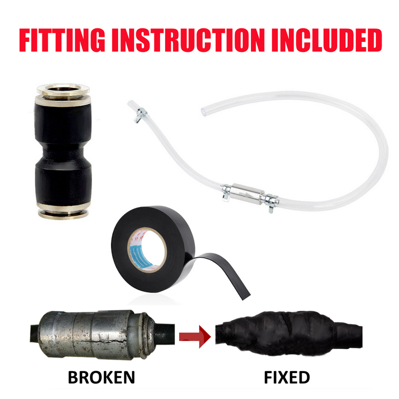 Kit de reparación de tubo de embrague para Fiat 500, Ford KA, instrucciones, cilindro maestro esclavo