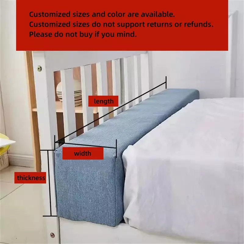 Relleno de huecos de colchón, extensor de cama, almohada de cabecera, hueco cerrado entre Cabecera de colchón y pared para cama/sofá