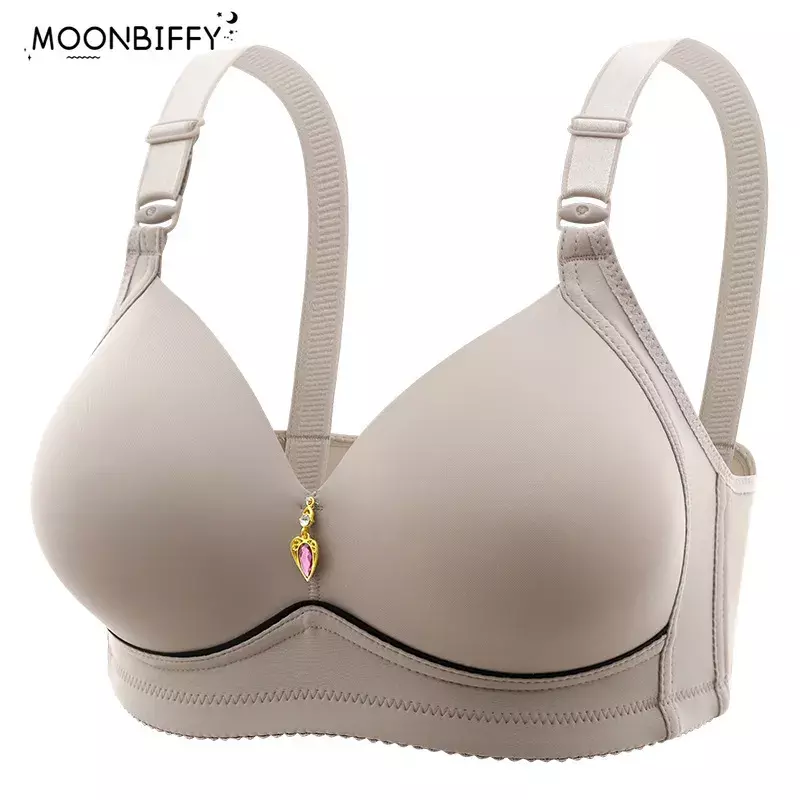 BC Cup New Sexy Large Size No Steel Ring Comfortable Lingerie Push Up Breathable Women's Underwear Thin Cup Lenceria Femenina