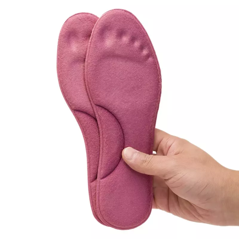 2/4 paia di solette autoriscaldanti in pelliccia invernale soletta termica per piedi sottopiede in Memory Foam scarpe sportive calde inserti donna uomo