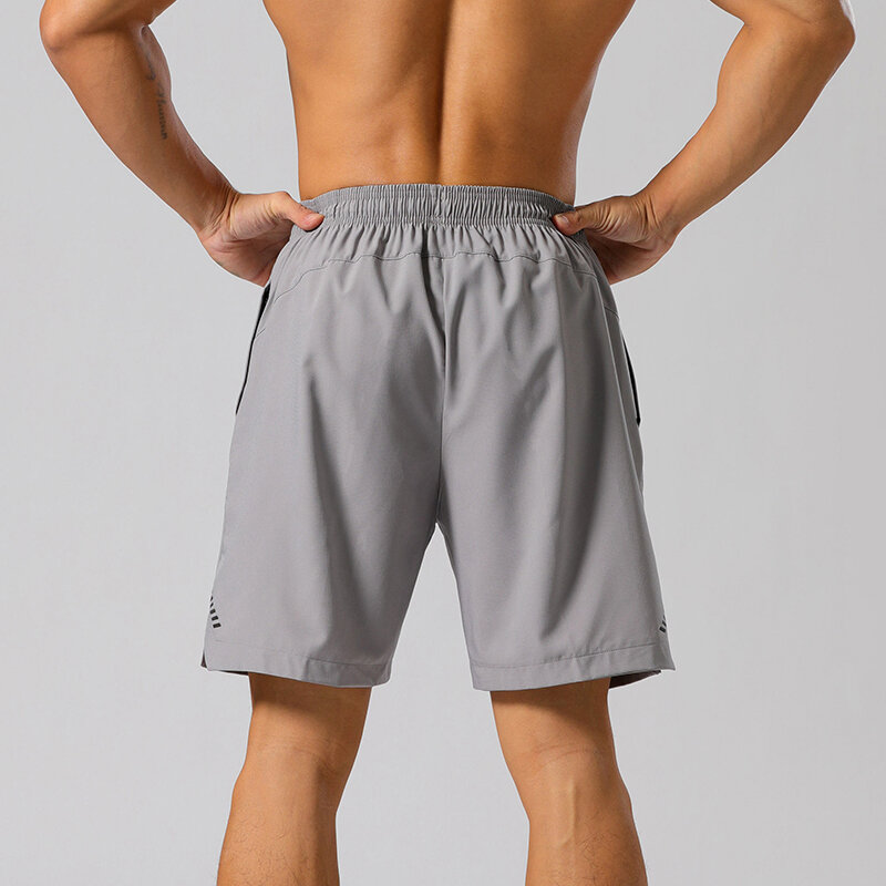 กางเกงขาสั้นผ้าพันสำหรับผู้ชาย, กางเกงขาสั้นสีพื้นใหม่เข้ากับทุกชุดสำหรับฤดูร้อน2024