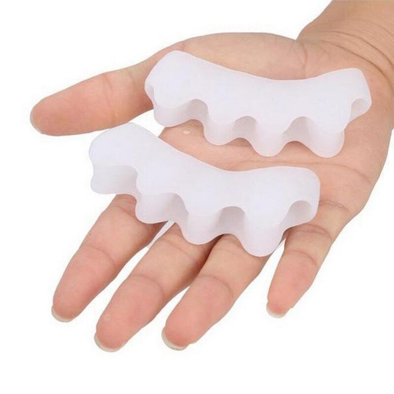 2Pcs Gel Toe Separators Restore Toes to Initial Shape Toes Corrector Spacers for Overlapping and Blisters