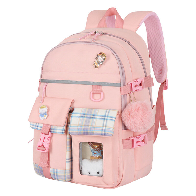 Милые детские школьные рюкзаки, вместительные ранцы для начальной школы, легкие милые детские сумки на плечо для девочек и мальчиков