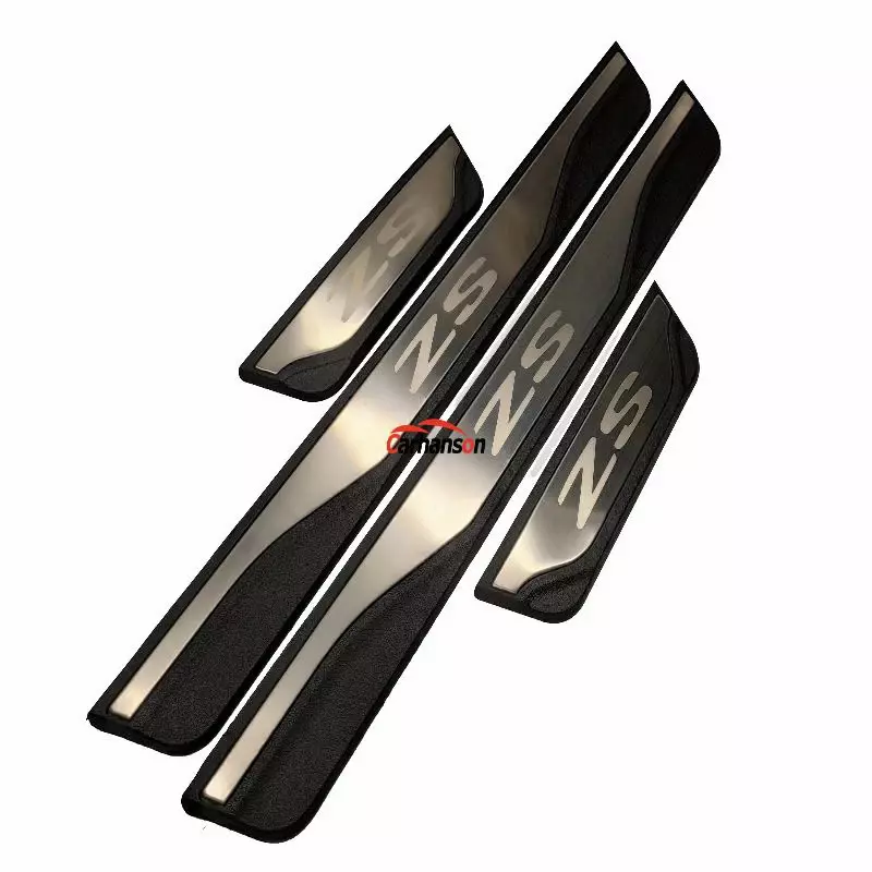 Car Door Sill Scuff Plate Trim For MG ZS EV EZS ZST 2016 2020 2021 Threshold Auto Protector Stickers Accessories 2022 2023 2024