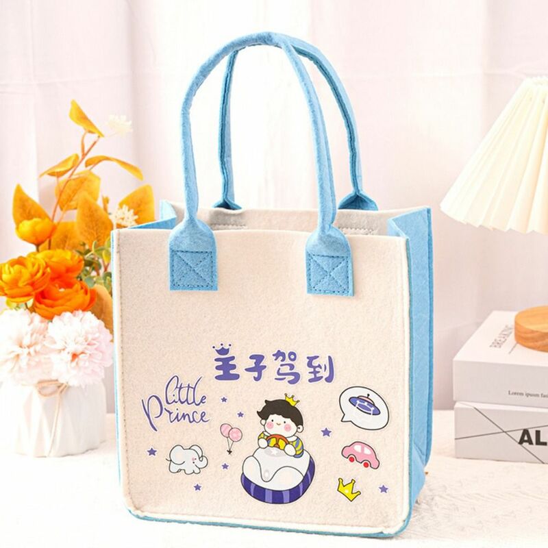 Симпатичная сумка через плечо, модная фетровая сумка большой вместимости, сумка для мамы, женская сумка для девочек