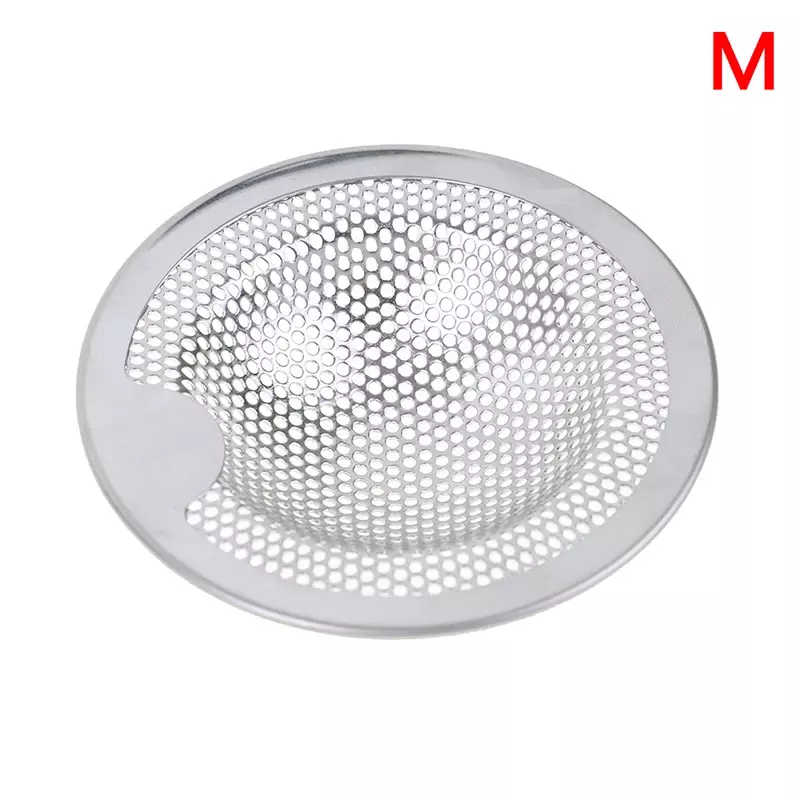 Small/Medium/Large Stainless Steel Portable Home Bathtub Hair Catcher Stopper Shower Drain Hole Filter Trap Kitchen Metal Sink