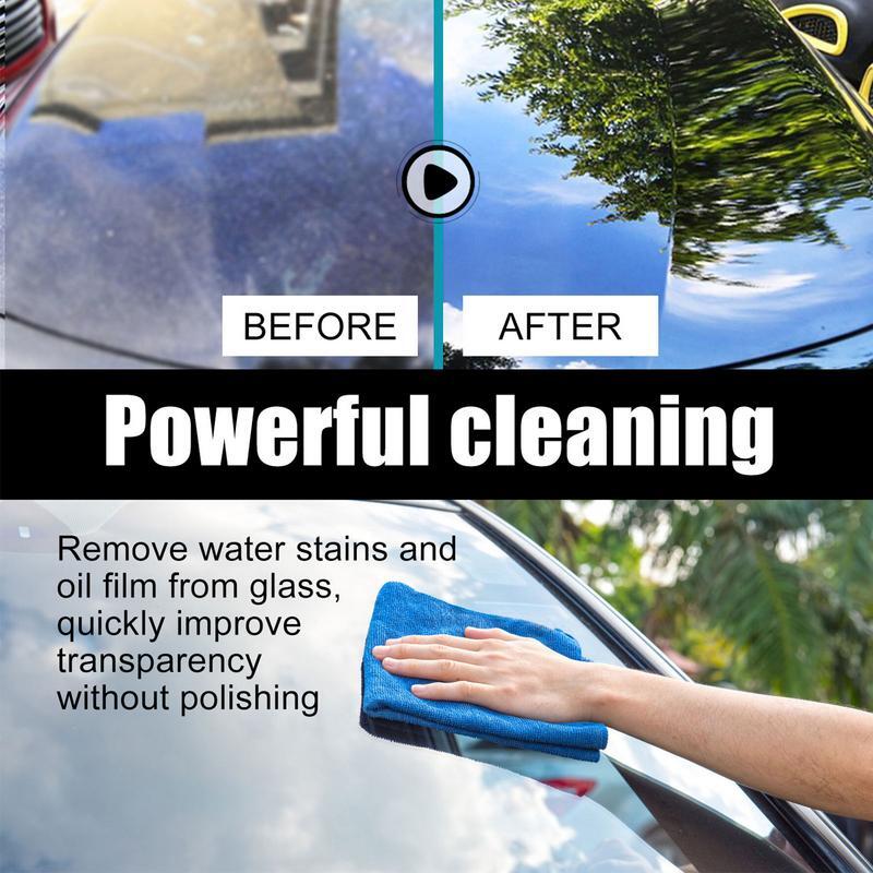Nettoyant pour vitres de voiture, dissolvant de taches d'eau, nettoyeur de pare-brise, décapant de vitres de voiture, dissolvant de taches d'eau pour voitures, camions et vitres