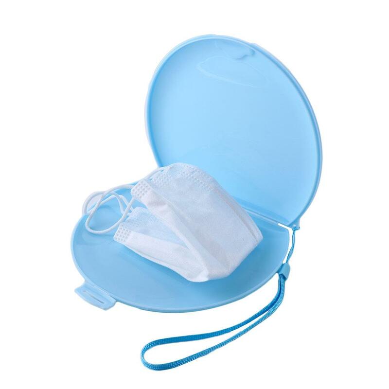 Convenient Semicircle Anti Pollution Face Mask Storage Bag Face Covering Storage Box Mouth Mask Cover Case