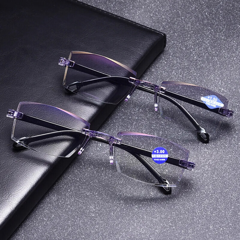 남녀공용 스마트 안경, 자동 조정 렌즈, 밝기 조절 안경, 블루 라이트 방지, 1.0 + 4.0 독서 거울