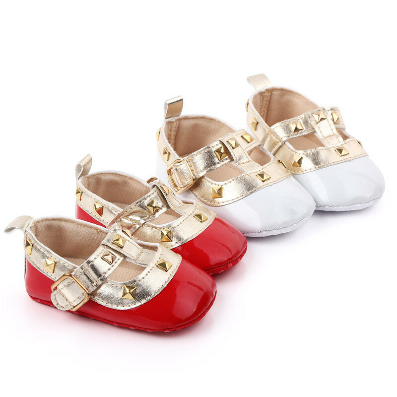 أحذية الأميرة للأطفال الرضع أحذية ملونة أحذية المشي أحذية طفلة