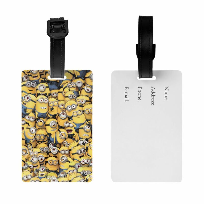 Custom Minions Bagagelabel Koffer Bagage Privacy Cover Id Label
