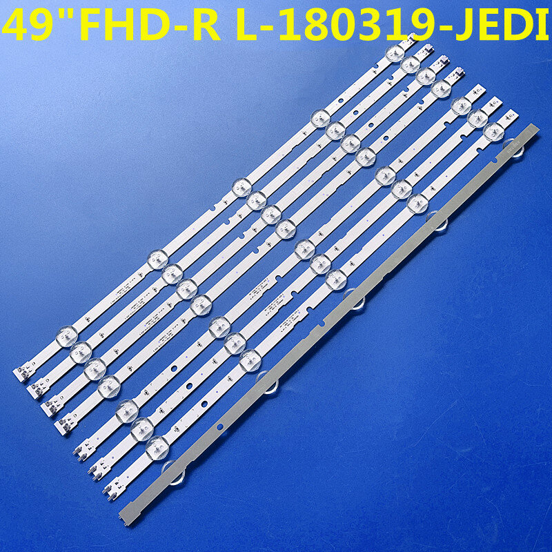 New 5set LED Strip For 49 FHD-R L-180319-JEDI BN96-46573A 46572A UN49J5000A UN49J5200 UN49J5290 UN49M5300 UN49M5000 UA49M5000
