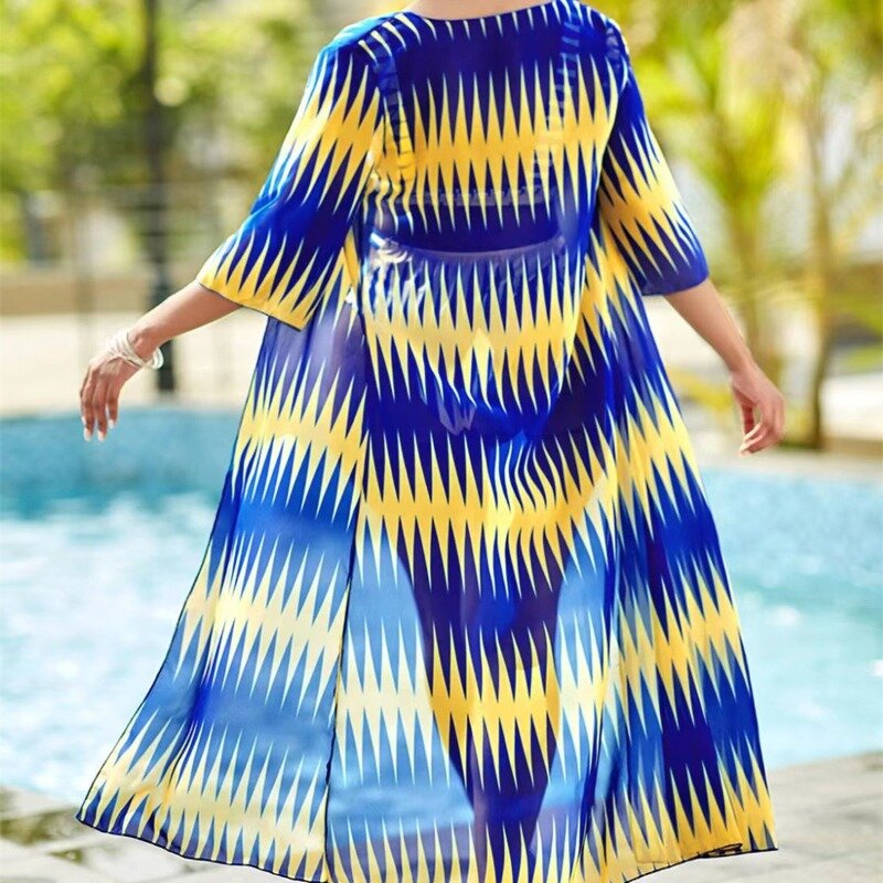 Seksowny Bikini z wysokim stanem 2024 kobiet strój kąpielowy 3-częściowy zestaw Bikini przykrywa brazylijskie stroje kąpielowe kobiece stroje plażowe kostiumy kąpielowe