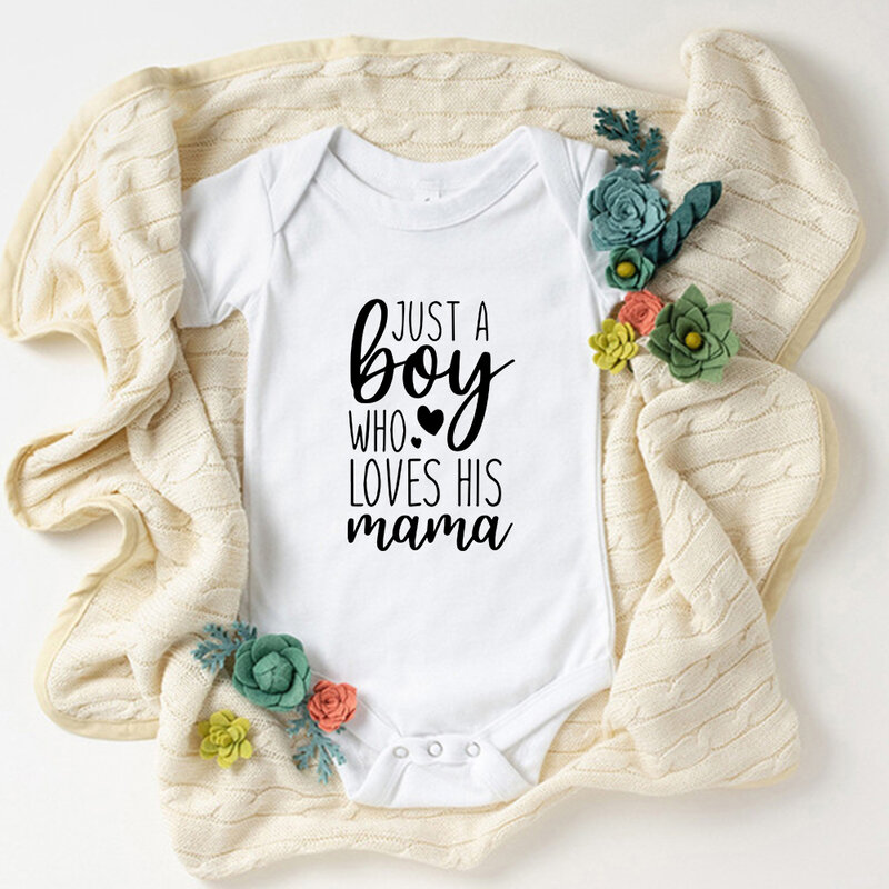 Tuta neonato adorabili tute per bebè in cotone 100%-fai sapere alla nonna quanto le vuoi bene con una dolce tutina con stampa di lettere!