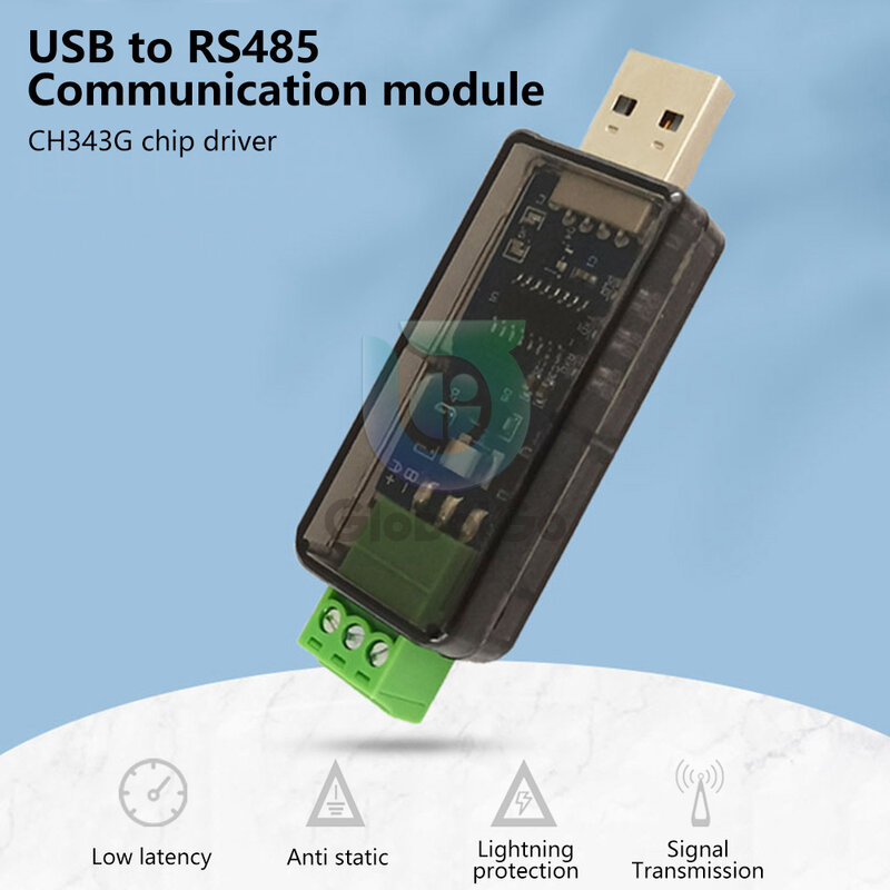 USB-RS485 컨버터 통신 모듈 확장 보드 CH343G 통신 모듈