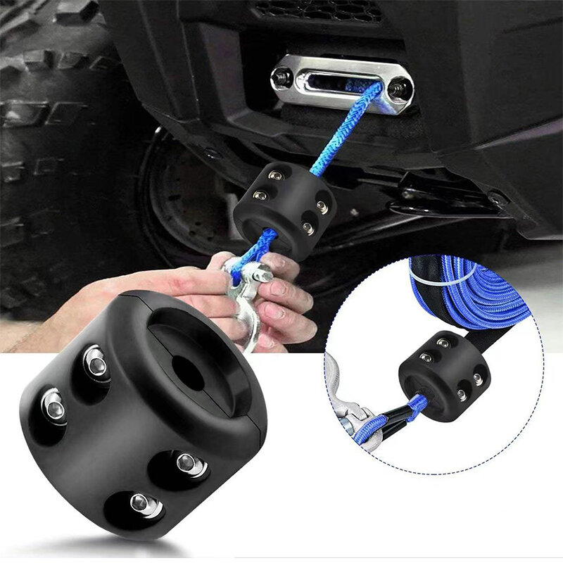 Refit fitting winch hook stopper cable protector rubber wire plug ATV UTV