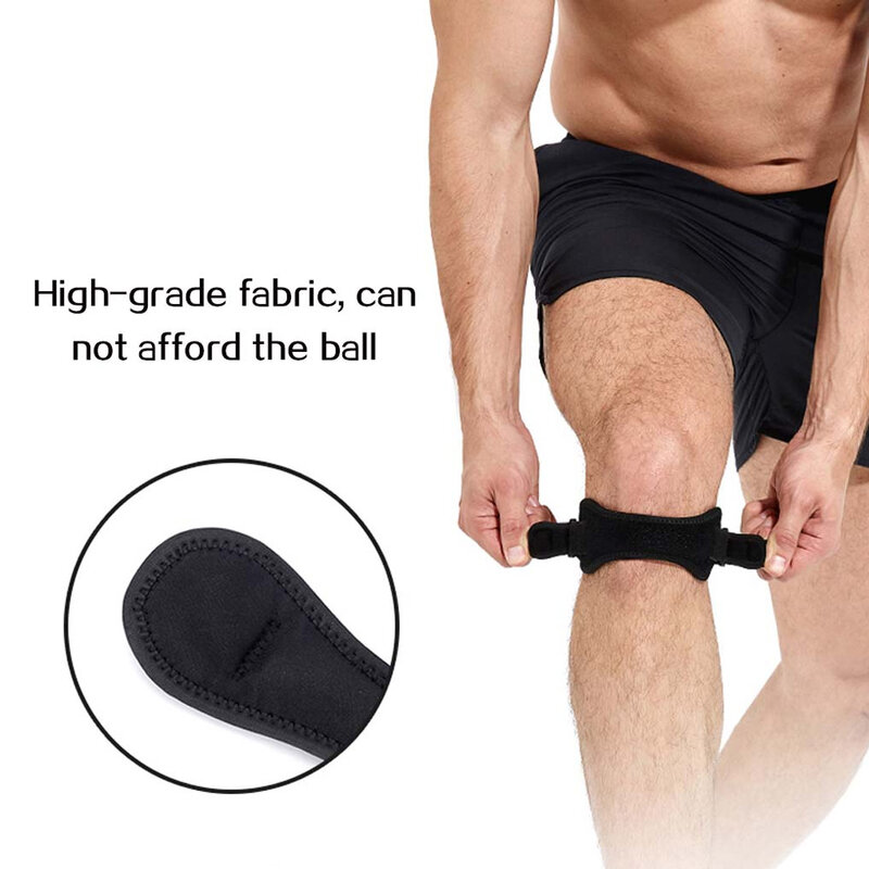 TopRunn 2 шт. коленный бандаж ремешок для облегчения боли и стабилизатор коленной чашечки, бег, туризм, футбол, приседания, езда на велосипеде и другие виды спорта