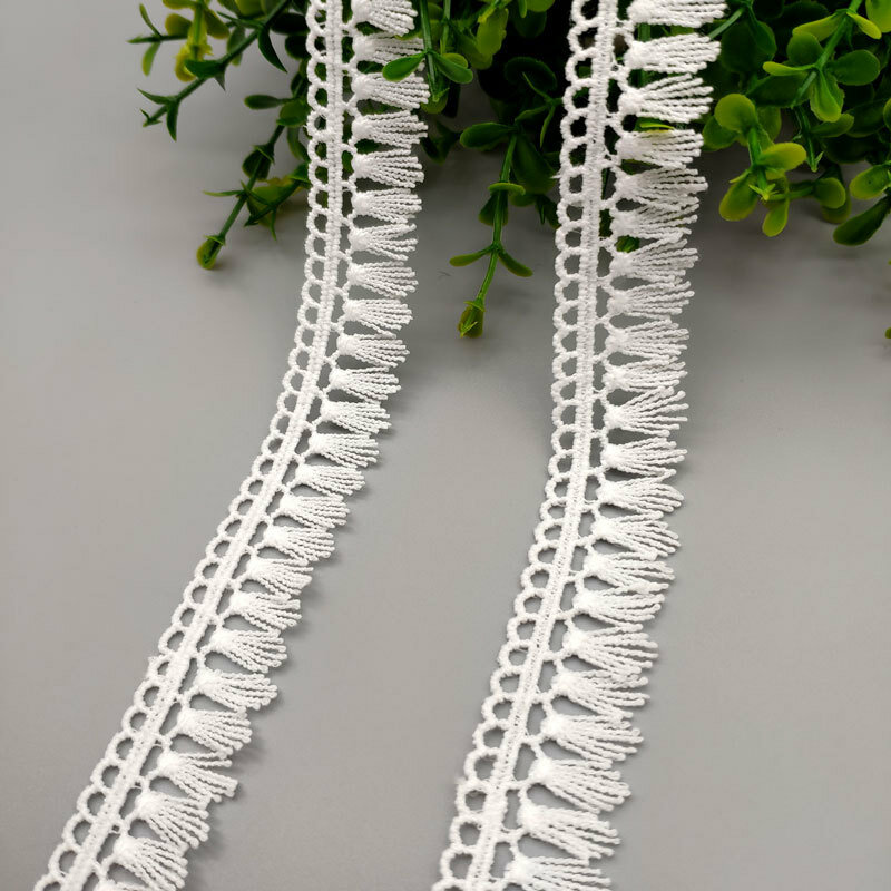 3Yards New fringe trim ffabric accessories solid color lace clothing home textile woman apparel lace trim width 2cm