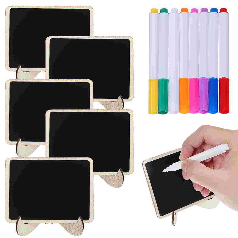 Small Drawing Board Ornaments Party Kitchen Notes Chalkboard Chalkboards Emblems Message For Table