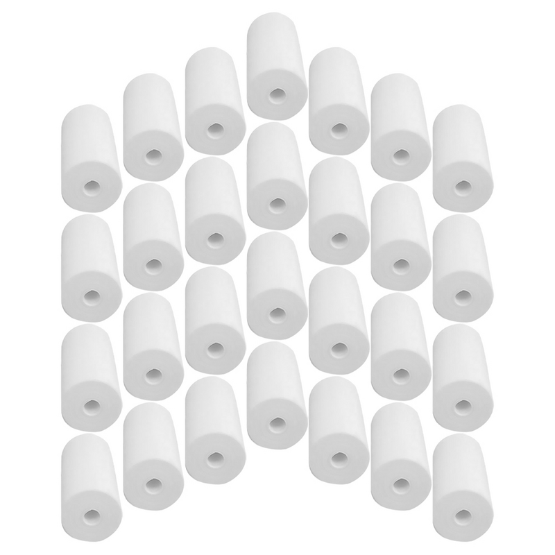 Rollos de papel térmico multiusos para máquina de tarjetas, rollos de alta calidad para supermercado, 40 unidades