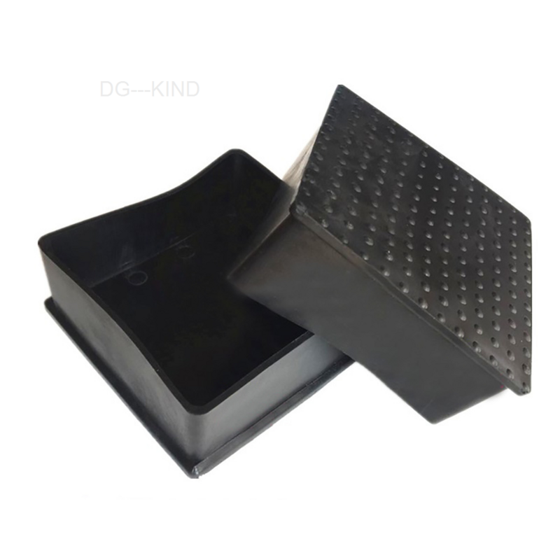 80x80mm 100x100mm 블랙 pvc 의자 고무 테이블 피트 모바일 다리 보호 커버 파이프 엔드 커버 안티-슬립 바닥 보호